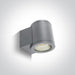 Wall & Ceiling Light Grey Circular Outdoor Replaceable lamp 35W Die Cast One Light SKU:67400A/G - Toplightco