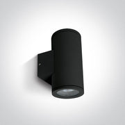 Wall & Ceiling Light Black Circular Outdoor Replaceable lamp 2X35W Die Cast One Light SKU:67400B/B - Toplightco