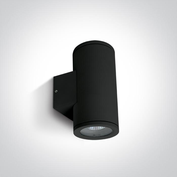 Wall & Ceiling Light Black Circular Outdoor Replaceable lamp 2X35W Die Cast One Light SKU:67400B/B - Toplightco