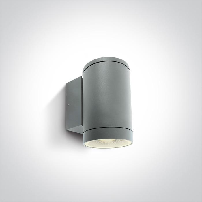 Wall & Ceiling Light Grey Circular Outdoor Replaceable lamp 20W Die Cast One Light SKU:67400D/G - Toplightco