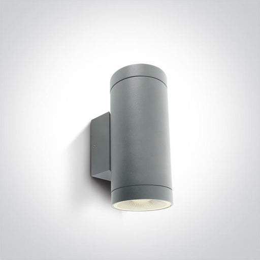 Wall & Ceiling Light Grey Circular Outdoor Replaceable lamp 2x20W Die Cast One Light SKU:67400E/G - Toplightco