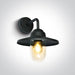 Wall Light Black Rectangular Outdoor Replaceable lamp 40W Metal One Light SKU:67408/B - Toplightco