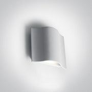 Wall & Ceiling Light White Rectangular Warm White LED Outdoor LED built in 400lm 6W Die Cast One Light SKU:67422/W/W - Toplightco