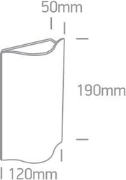 Wall & Ceiling Light Anthracite Rectangular Warm White LED Outdoor LED built in 2x400lm 2x6W Die Cast One Light SKU:67422A/AN/W - Toplightco