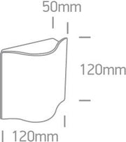 Wall & Ceiling Light Anthracite Rectangular Warm White LED Outdoor LED built in 400lm 6W Die Cast One Light SKU:67422/AN/W - Toplightco