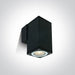 Black Wall Gu10 10w Ip54 100-240v One Light SKU:67426B/B - Toplightco