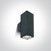 Anthracite Wall 2xgu10 10w Ip54 100-240v One Light SKU:67426C/AN - Toplightco