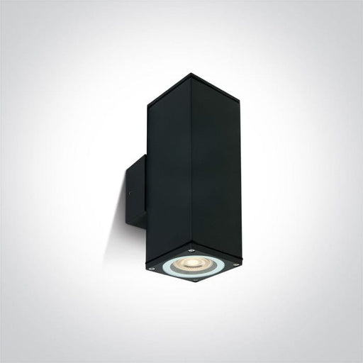 Black Wall 2xgu10 10w Ip54 100-240v One Light SKU:67426C/B - Toplightco