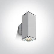 White Wall 2xgu10 10w Ip54 100-240v One Light SKU:67426C/W - Toplightco