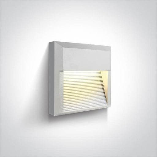 Wall & Ceiling Light White Rectangular Warm White LED Outdoor LED built in 350lm 8W ABS One Light SKU:67430A/W/W - Toplightco