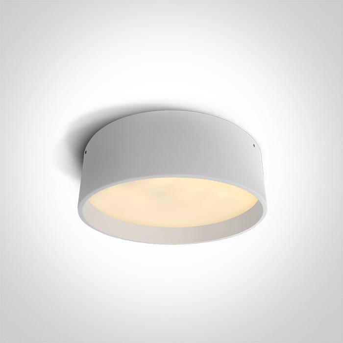 Ceiling Light White Circular Warm White LED built in 2800lm 40W Aluminium One Light SKU:67438/W/W - Toplightco