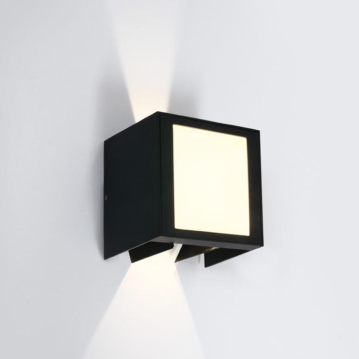 Wall & Ceiling Light Anthracite Rectangular Warm white LED Outdoor LED built in 700lm 11W Die Cast One Light SKU:67440A/AN/W - Toplightco