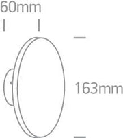 Wall & Ceiling Light White Circular Warm White LED Outdoor LED built in 600lm 7W ABS One Light SKU:67450/W/W - Toplightco