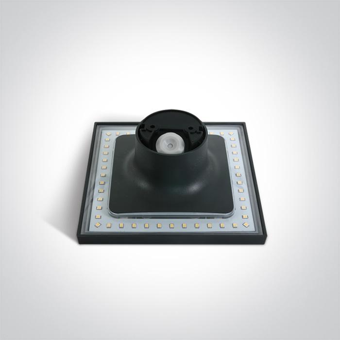 Wall & Ceiling Light Anthracite Rectangular Warm White LED Outdoor LED built in 600lm 7W ABS One Light SKU:67450A/AN/W - Toplightco