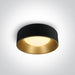 Ceiling Light Black Circular Warm White LED built in 2000lm 30W Aluminium One Light SKU:67452/B/W - Toplightco