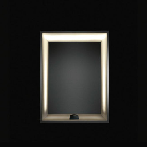 Wall & Ceiling Light Anthracite Rectangular Warm White LED Outdoor LED built in 330lm 6W Die Cast One Light SKU:67454/AN/W - Toplightco