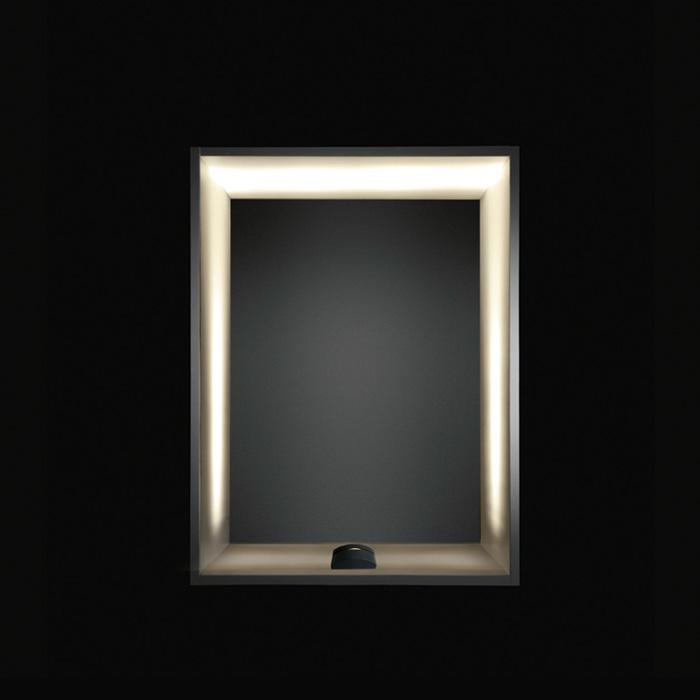 Wall & Ceiling Light Anthracite Rectangular Warm White LED Outdoor LED built in 330lm 6W Die Cast One Light SKU:67454/AN/W - Toplightco