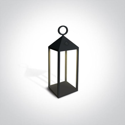 Path Light Black Rectangular Warm White LED Outdoor LED built in 190lm 3W Die Cast One Light SKU:67462/B/W - Toplightco