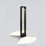 Light Post Black Rectangular Warm white LED Outdoor LED built in 500lm 10W Die Cast One Light SKU:67470A/B/W - Toplightco