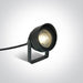 Garden Spike Light Anthracite Circular Warm white LED Outdoor LED built in 680lm 11W Die Cast One Light SKU:67488B/AN/W - Toplightco