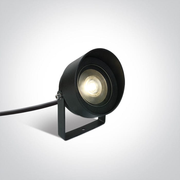 Garden Spike Light Anthracite Circular Warm white LED Outdoor LED built in 800lm 14W Die Cast One Light SKU:67488C/AN/W - Toplightco