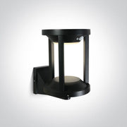 Black Led 2w Ewarm White Ip65 Solar Wall Light With Movement Sensor - Toplightco