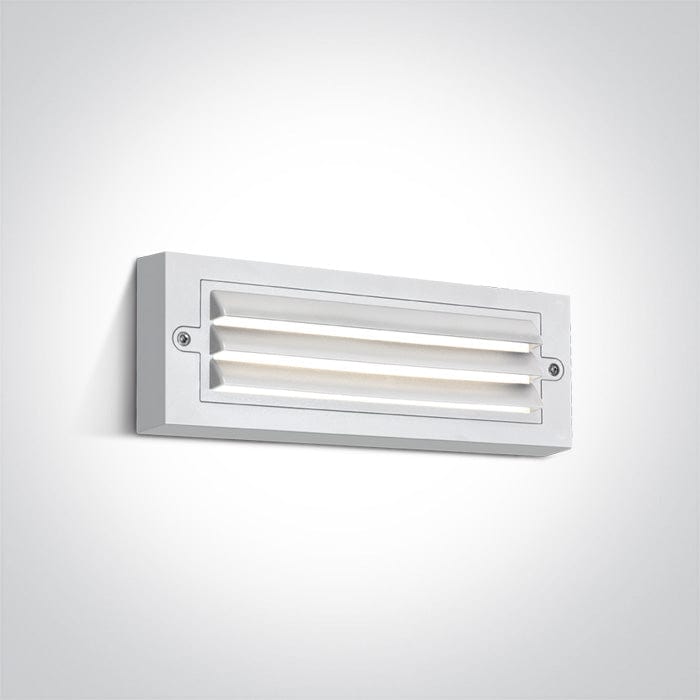 White Led Wall Light 6w Warm White Dark Light Ip65 230v One Light SKU:67502A/W/W - Toplightco