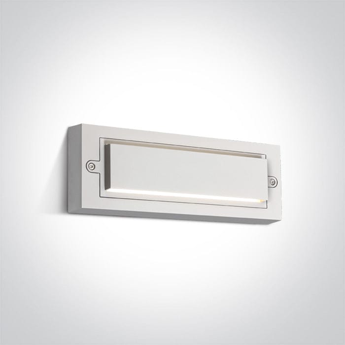 White Led Wall Light 6w Warm White Dark Light Ip65 230v - Toplightco