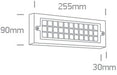 White Led Wall Light 6w Warm White Ip65 230v - Toplightco