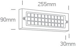 White Led Wall Light 6w Warm White Ip65 230v - Toplightco