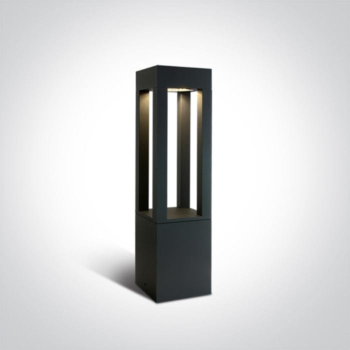 Anthracite Led Bollard 60cm 22w Warm White Ip65 230v - Toplightco