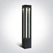 Anthracite Led Bollard 90cm 22w Warm White Ip65 230v - Toplightco