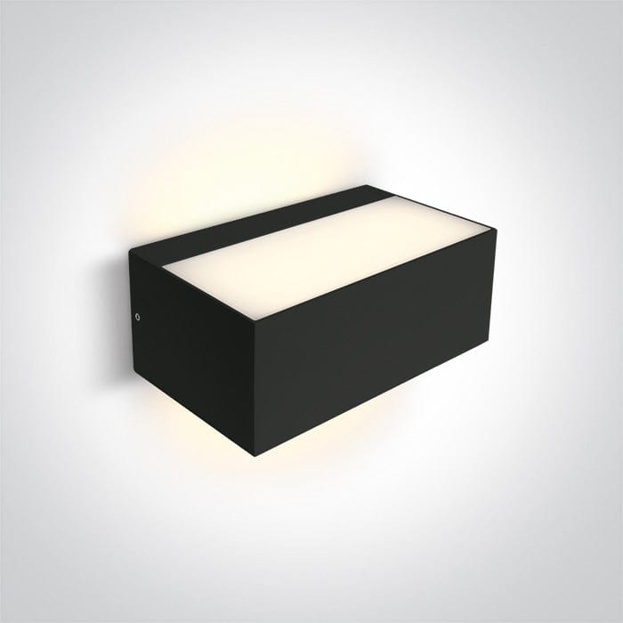 Anthracite E27 Wall Light 12w Ip65 100-240v - Toplightco