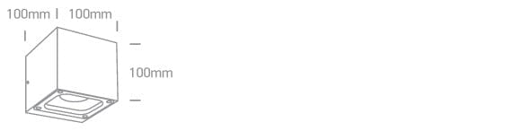 Anthracite Wall Led 6w Warm White Ip65 230v One Light SKU:67524A/AN/W - Toplightco