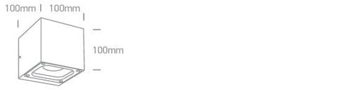 White Wall Led 2x6w Warm White Ip65 230v One Light SKU:67524B/W/W - Toplightco