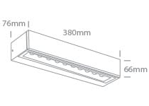 Anthracite 9W Wall light, IP65.

Complete with 500mA driver.

 

 One Light SKU:67526A2/AN/W