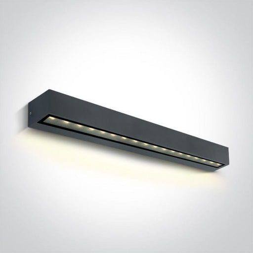 Anthracite 13W Wall light, IP65.

Complete with 700mA driver.

 

 One Light SKU:67526A3/AN/W