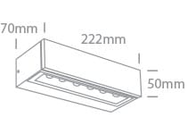 White 2x6W Wall light, IP65.

Complete with 300mA driver.

 

 One Light SKU:67526B1/W/W