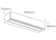 Anthracite 2x10W Wall light, IP65.

Complete with 500mA driver.

 

 One Light SKU:67526B2/AN/W