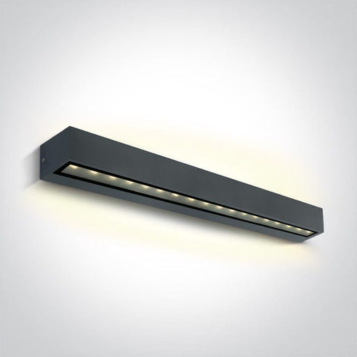Anthracite 2x13W Wall light, IP65.

Complete with 700mA driver.

 

 One Light SKU:67526B3/AN/W