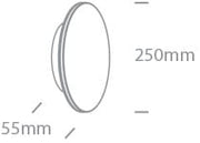 Black 15W LED Wall and Ceiling Low Glare.
Complete with Dimmable LED driver.
 
 One Light SKU:67532/B/W