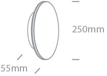 Black 15W LED Wall and Ceiling Low Glare.
Complete with Dimmable LED driver.
 
 One Light SKU:67532/B/W