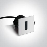 Wall Light White Rectangular Warm White LED Outdoor 120lm Aluminium One Light SKU:68004/W/W - Toplightco