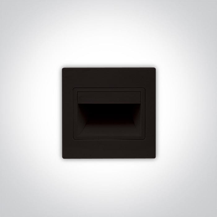 Black Led Inbox 1,5w Warm White 100-240v - Toplightco