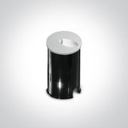 Wall Light White Circular Warm White LED Outdoor LED built in 3W Aluminium One Light SKU:68030/W/W - Toplightco