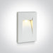 Wall Light White Rectangular Warm White LED Outdoor LED built in 100lm 3,6W Die Cast One Light SKU:68062/W/W - Toplightco