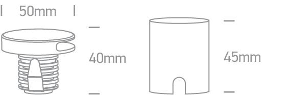 Wall Light White Circular Warm White LED Outdoor 100lm Aluminium One Light SKU:68074/W/W - Toplightco