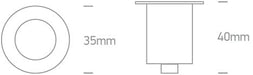 6pcs Black Decking Set Ss316 Led Ip67 Warm White 230v - Toplightco