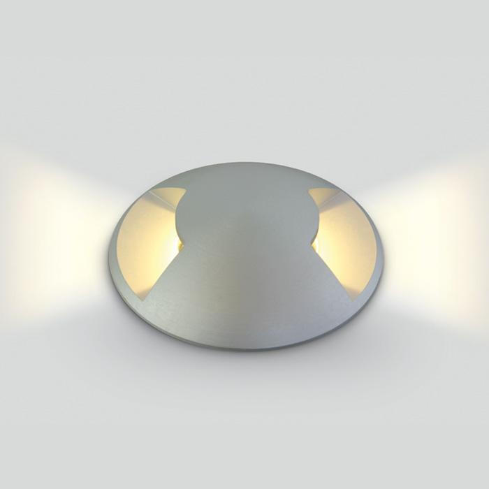 Inground Light Aluminium Circular Warm White LED Outdoor LED built in 120lm 3W Aluminium One Light SKU:69016/W - Toplightco