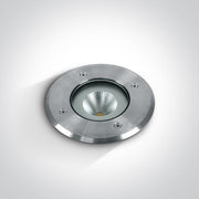 Inground Light Stainless Steel Circular Warm White LED Outdoor LED built in 700lm 10W Stainless Steel 316 One Light SKU:69040/W - Toplightco